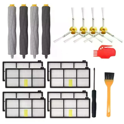 AD HEPA filtres de remplacement, Kit de brosses, pièces et accessoires pour IRobot Roomba séries 805 860 861 870 871 880 885 960