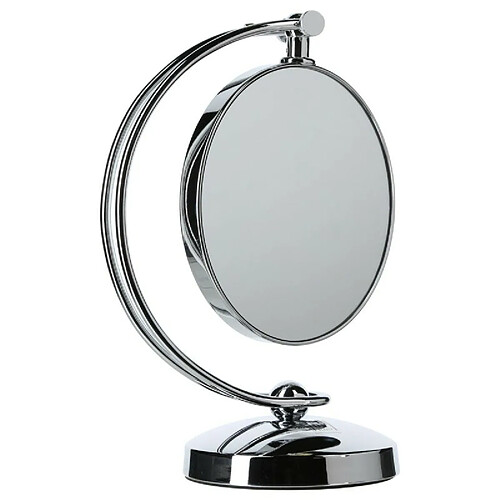 Miroir à Poser Pivotant Double Face Argent