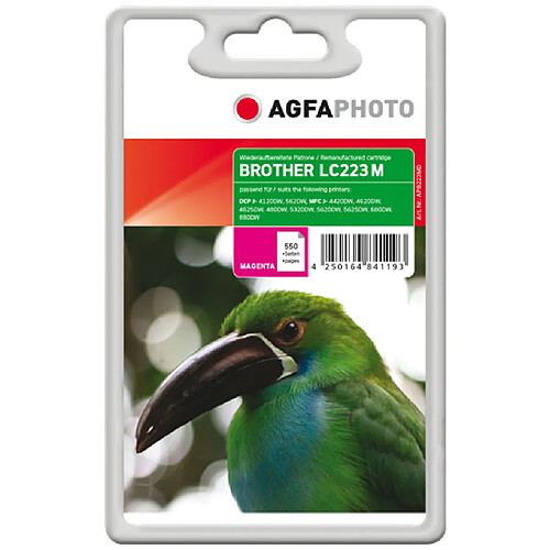 AgfaPhoto APB223MD cartouche d'encre Magenta