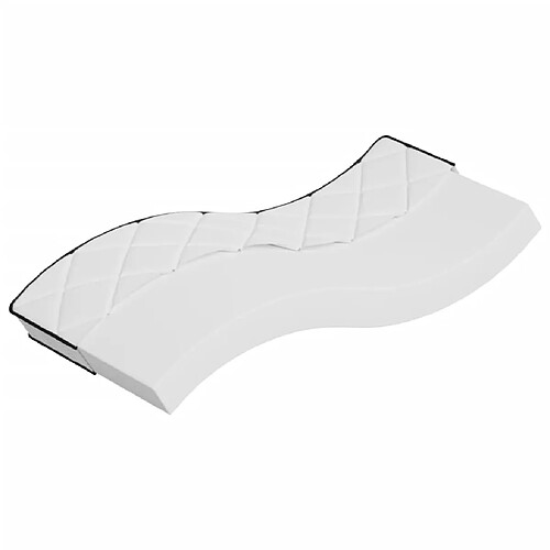 vidaXL Matelas en mousse pour enfants moyennement doux 80x160 cm