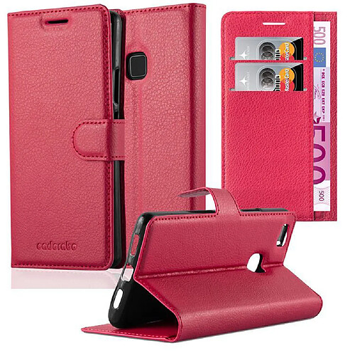 Cadorabo Coque Huawei P8 LITE 2017 / P9 LITE 2017 Etui en Rouge