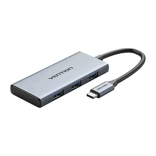 Vention Toohb Base & Duplicateur De Port Filaire Usb 3.2 Type-C Gris