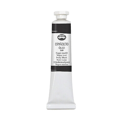 Atma Lienzos Levante 0110103349 - Peinture à l'huile Españoleto, tube de 20 ml, 349, coleur : noir ivoire