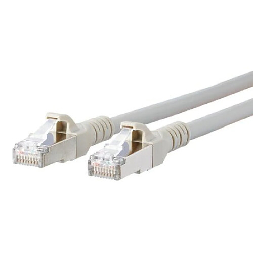 Câble de raccordement réseau RJ45 CAT 6A S/FTP Metz Connect - [1x RJ45 mâle - 1x RJ45 mâle] -