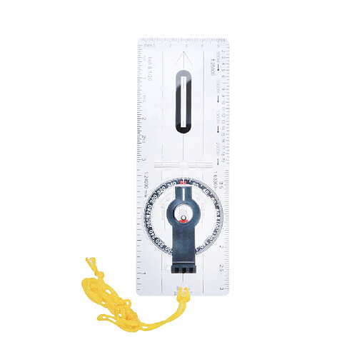 Boussole,Carte Ruler Compass,Pliable,multifonction,Camping