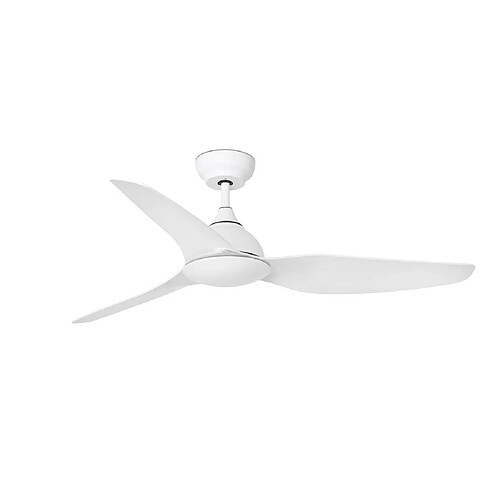 Faro Barcelona Ventilateur de plafond blanc avec moteur CC Smart