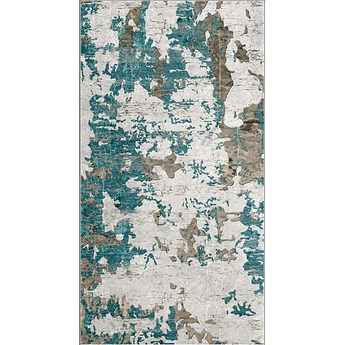 HOMEMANIA Tapis Imprimé Reperè 3 - Résumé - Décoration de Maison - antidérapants - Pour Salon, séjour, chambre à coucher - Multicolore en Polyester, Coton, 60 x 100 cm