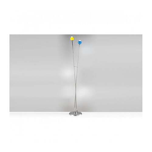 Lumière Lampadaire FLEX Métal,Verre Bleu,Jaune