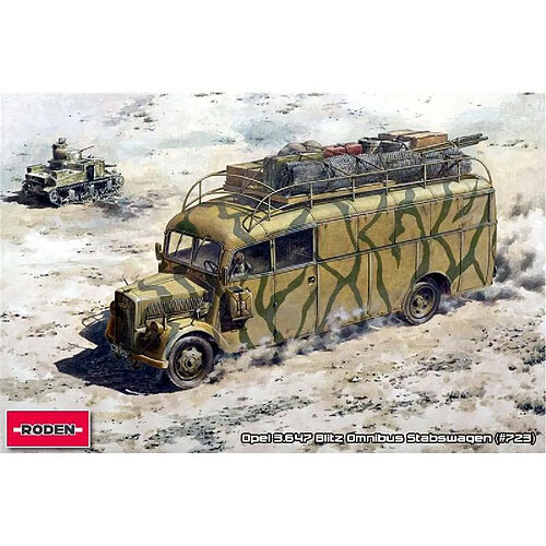 Roden Maquette Véhicule Opel 3.6-47 Omnibus Staffwagen