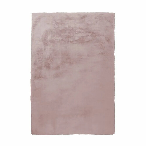 Paris Prix Tapis Tufté à la Main à Poils Longs Rabbit Rose 160 x 230 cm