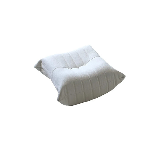 SoftEva Coussins ergonomiques de style Togo - beige - oreiller de sol en mousse haute densité pour se détendre