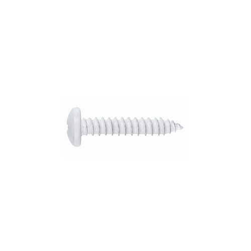 500 vis à tôle PH2, tête bombée 4,2 x 13 mm zingué blanc pour tôle et PVC - T814213BLE - Index