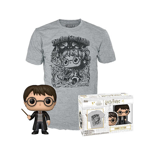 Funko Harry Potter - Set POP! & Tee figurine et T-Shirt Harry Potter (FL)