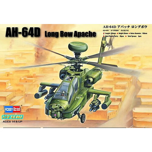 AH-64D ''Long Bow Apache'' - 1:72e - Hobby Boss