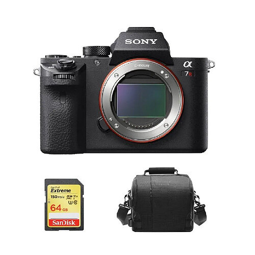 SONY A7R II Body + 64GB SD card + camera Bag