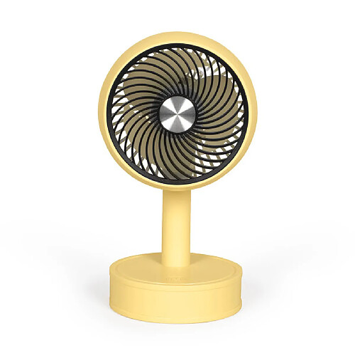 Livoo Mini-Ventilateur de Bureau design USB jaune