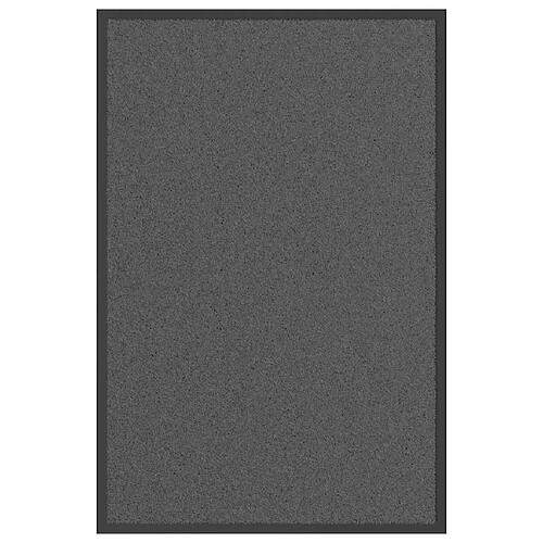 vidaXL Paillasson anthracite 60x90 cm