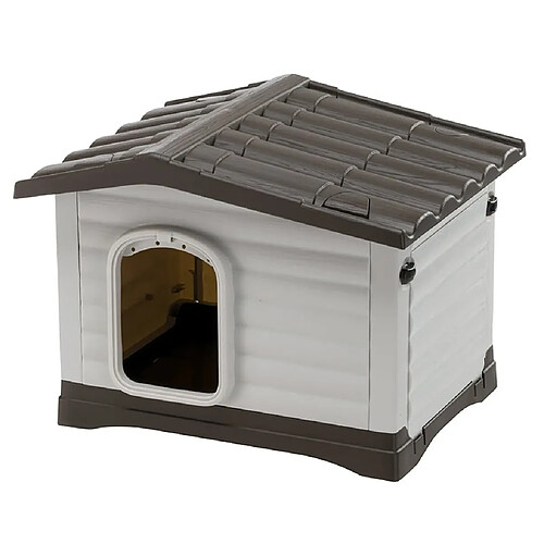 Ferplast Niche pour chien Dogvilla 60 58x48x44 cm Gris