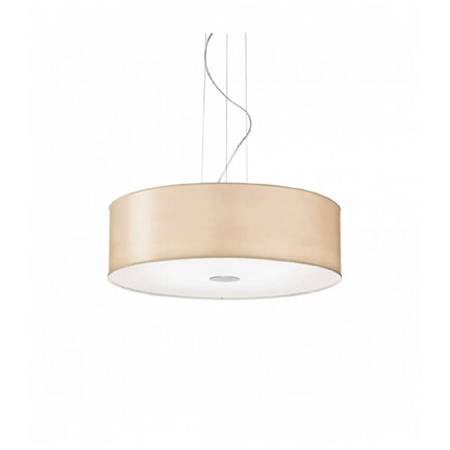 Ideal Lux Suspension Bois WOODY 5 ampoules