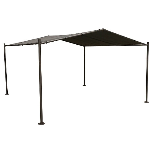 Hesperide Tonnelle de jardin Certeli - 4 x 4 m - Gris ardoise