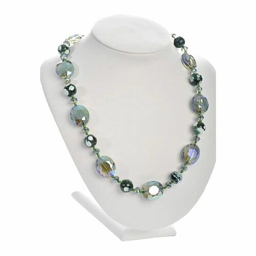 Paris Prix Collier Cristal Déco Agate 18cm Vert