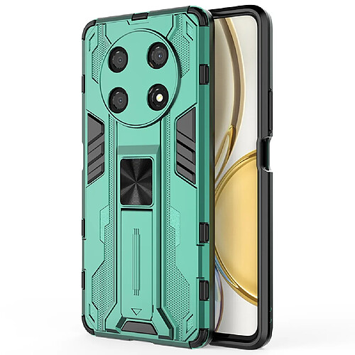 Coque en TPU antichoc avec béquille vert pour votre Honor X30