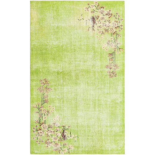 Vidal Tapis de laine 269x168 vert Ultra Vintage