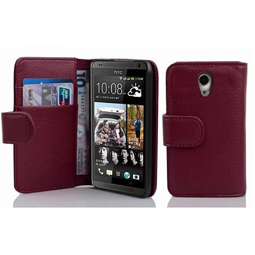 Cadorabo Coque HTC Desire 700 Etui en Violet