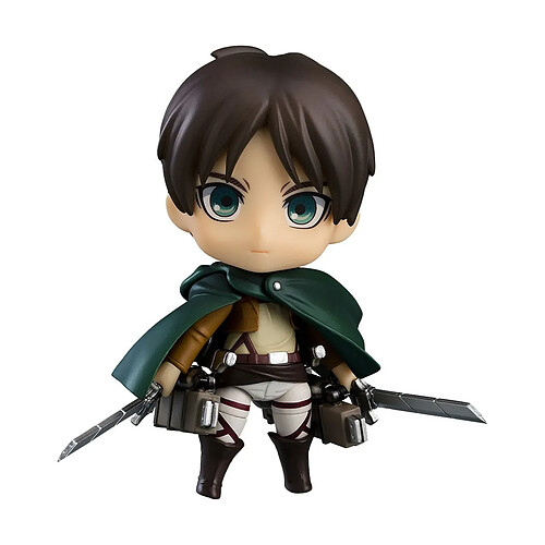 Good Smile Company L'Attaque des Titans - Figurine Nendoroid Eren Yeager: Survey Corps Ver. 10 cm