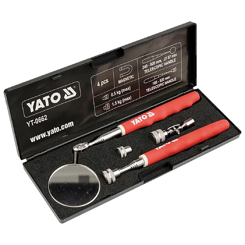 YATO Kit Miroir Inspection Téléscopique