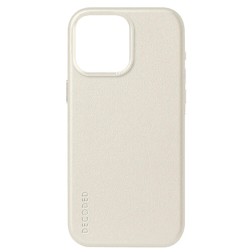 Coque MagSafe pour iPhone 15 Pro Max Cuir Anti-Chutes 1.2m Decoded Clay