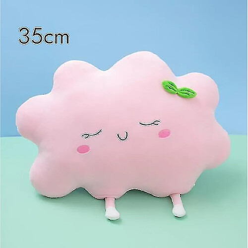 Universal 35 cm nuages roses1pc mignon soleil et nuage oreiller en peluche en peluche caisse douce nuage de soleil