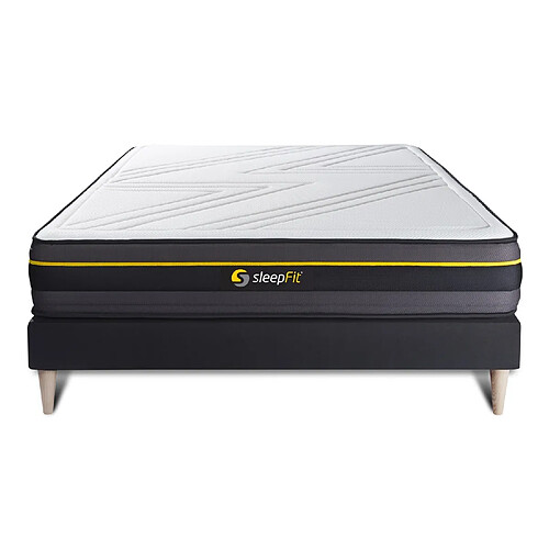 Sleepfit Ensemble sommier + matelas ACTIVE à mémoire de forme 160x200