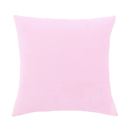 housse de coussin décorative housse de coussin en velours taie d'oreiller rose 50 x 50 cm