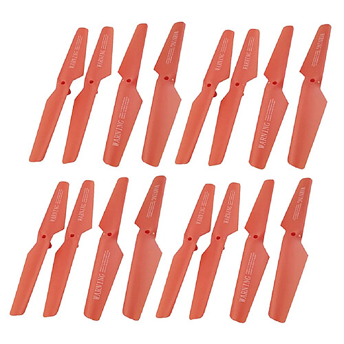 Lame d'hélice 16 pièces pour Syma X5C X5SW X5SC X55 pièce détachée drone rouge