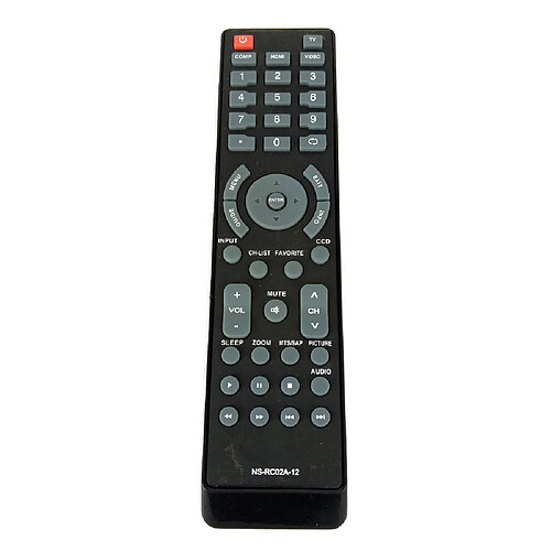 GUPBOO NS-RC02A-12 convient à la télécommande TV insignia