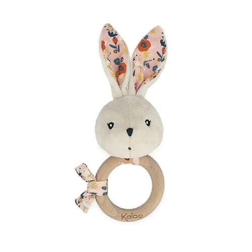 Kaloo k'doux hochet lapin coquelicot