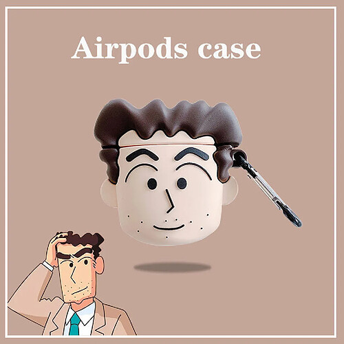 GUPBOO Airpods Coque Housse Étui Protecteur Compatible pour AirPods 3-Dessin animé Hiroshi Harano