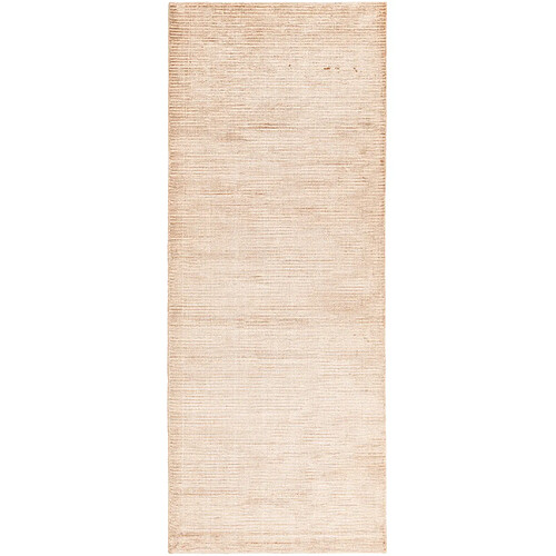 Vidal Tapis de couloir en laine 203x79 brun Darya