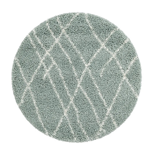 Hadorn Tapis shaggy 125x125 vert Lachen Fence