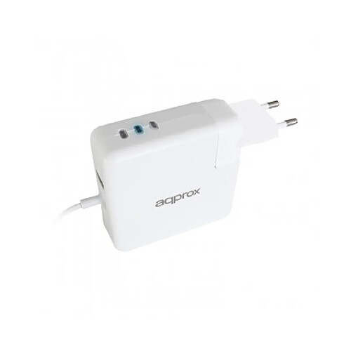 Approx Chargeur Automatique pour Apple Type L 45W/65W/85W - USB 5V 2.1A