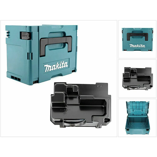 Makita MAKPAC 3 Coffrets de transport + 1x Insert universel pour Makita BSS / DSS 610