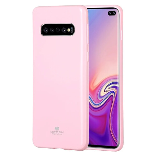 Wewoo Coque Étui de protection en TPU pour Samsung Galaxy S10 (rose), METAL