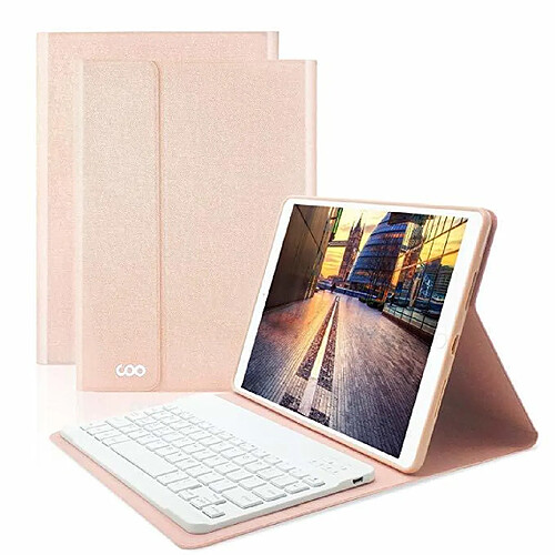 Clavier Bluetooth iPad Coque 9.7,AZERTY français, Housse Clavier pour iPad 2018/