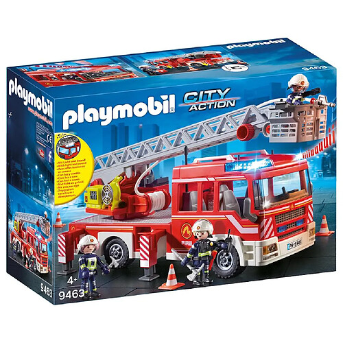 Playmobil® 9463 Playmobil Camion de pompiers avec échelle pivotante 1218