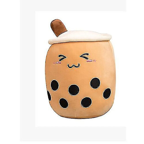 Universal 25cm Bubble Tea Peluche Milk Bubble Tea Deluxe Coussin en forme de tasse farci Doux Dos Coussin Cadeau