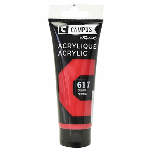 Raphael Peinture acrylique 100 ml - Rouge carmin n°617