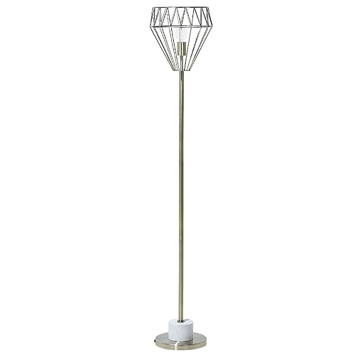 Beliani Lampadaire couleur bronze MOONI