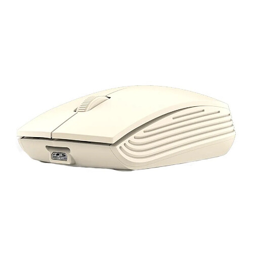 Yonis Souris Sans Fil Rechargeable Beige Compacte