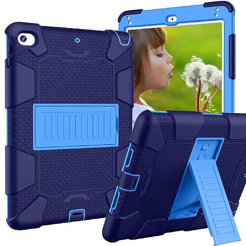 Coque en TPU hybride deux tons bleu foncé/bleu pour votre Apple iPad Mini 9.7 (2019)/4/3/2/1